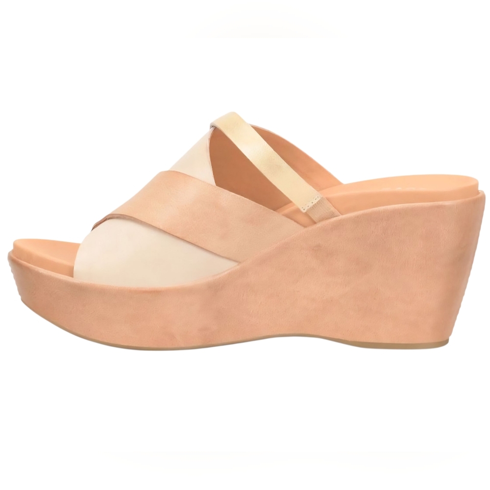 NIB Kork-Ease Addie Color Block Wedge Sandal, Womens 7 - Picture 5 of 7